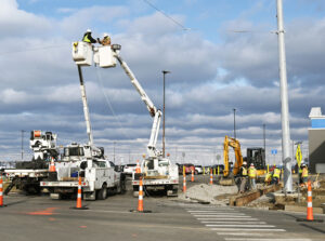 University Town Centre lights coming online early next week